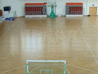 運動木地板籃球館-1