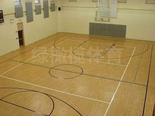 運動木地板籃球館-2